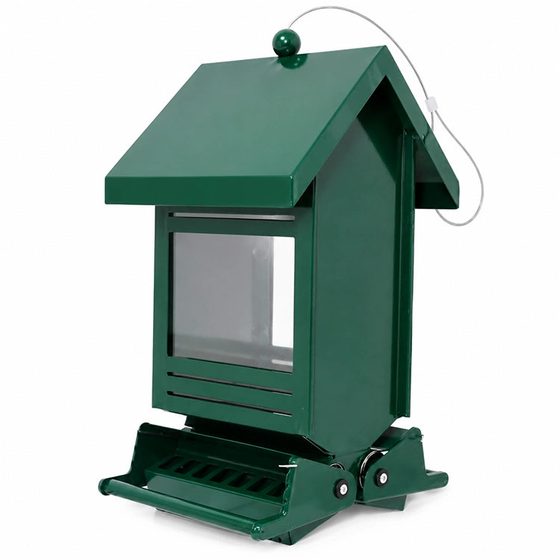 Squirrel-Defeating Hopper Feeder