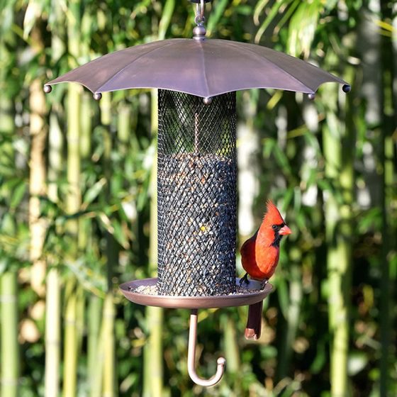 Umbrella Bird Feeder, Mesh